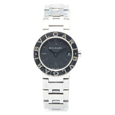 ブルガリ ブルガリブルガリ 腕時計 BB23SS クオーツ ブラック文字盤 ステンレススチール レディース BVLGARI 【中古】